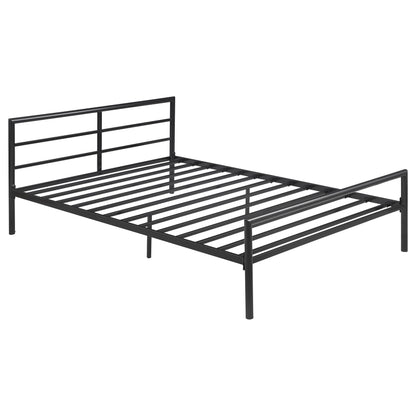 Cama Fisher de estructura abierta de metal color bronce