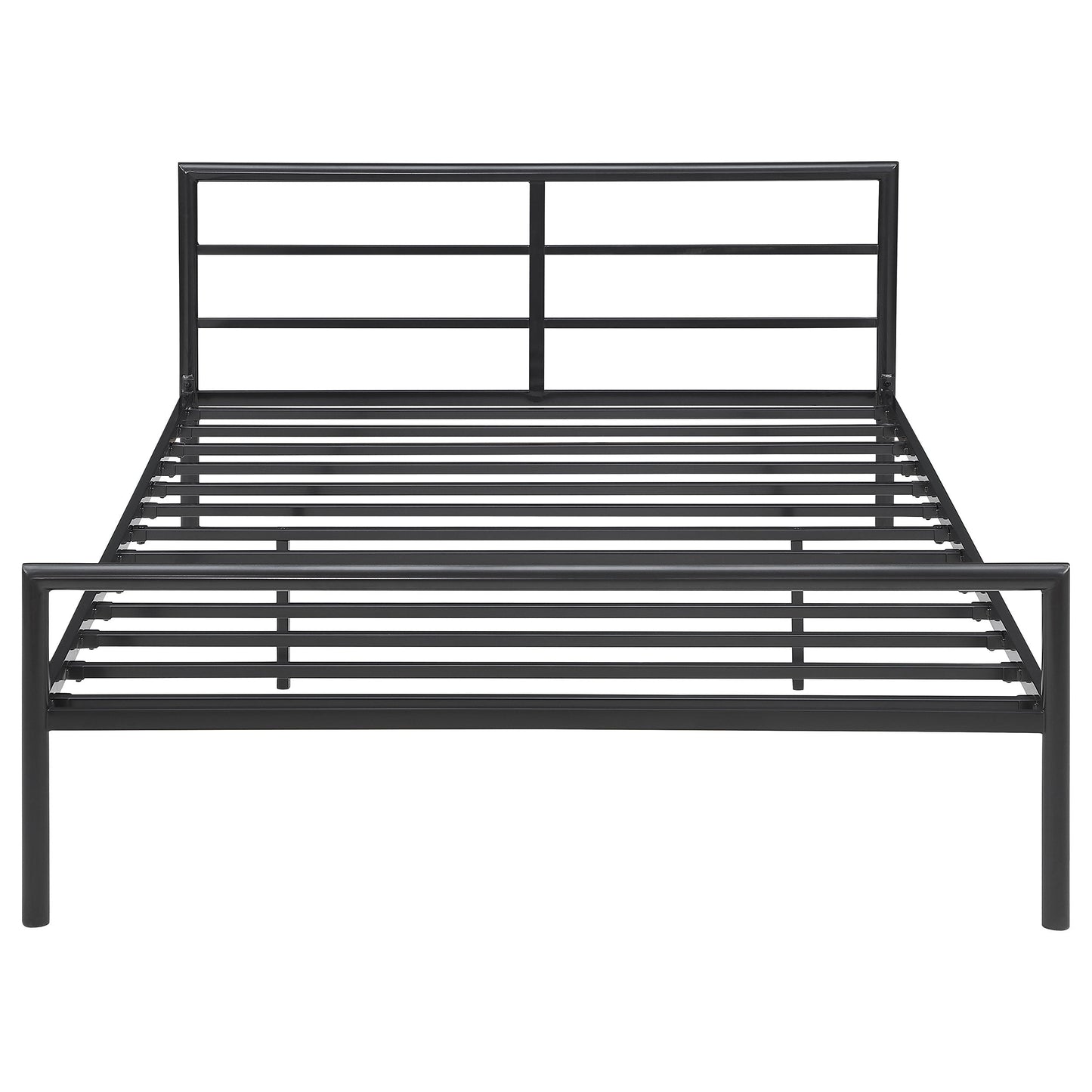 Cama Fisher de estructura abierta de metal color bronce