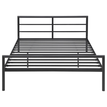 Cama Fisher de estructura abierta de metal color bronce