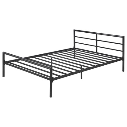 Cama Fisher de estructura abierta de metal color bronce