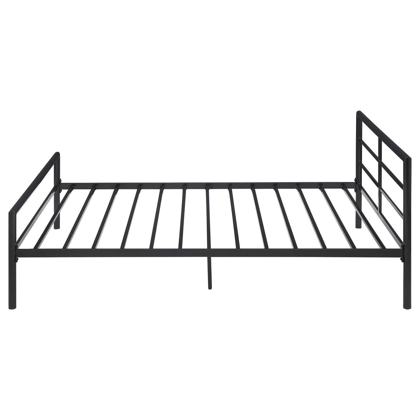 Cama Fisher de estructura abierta de metal color bronce