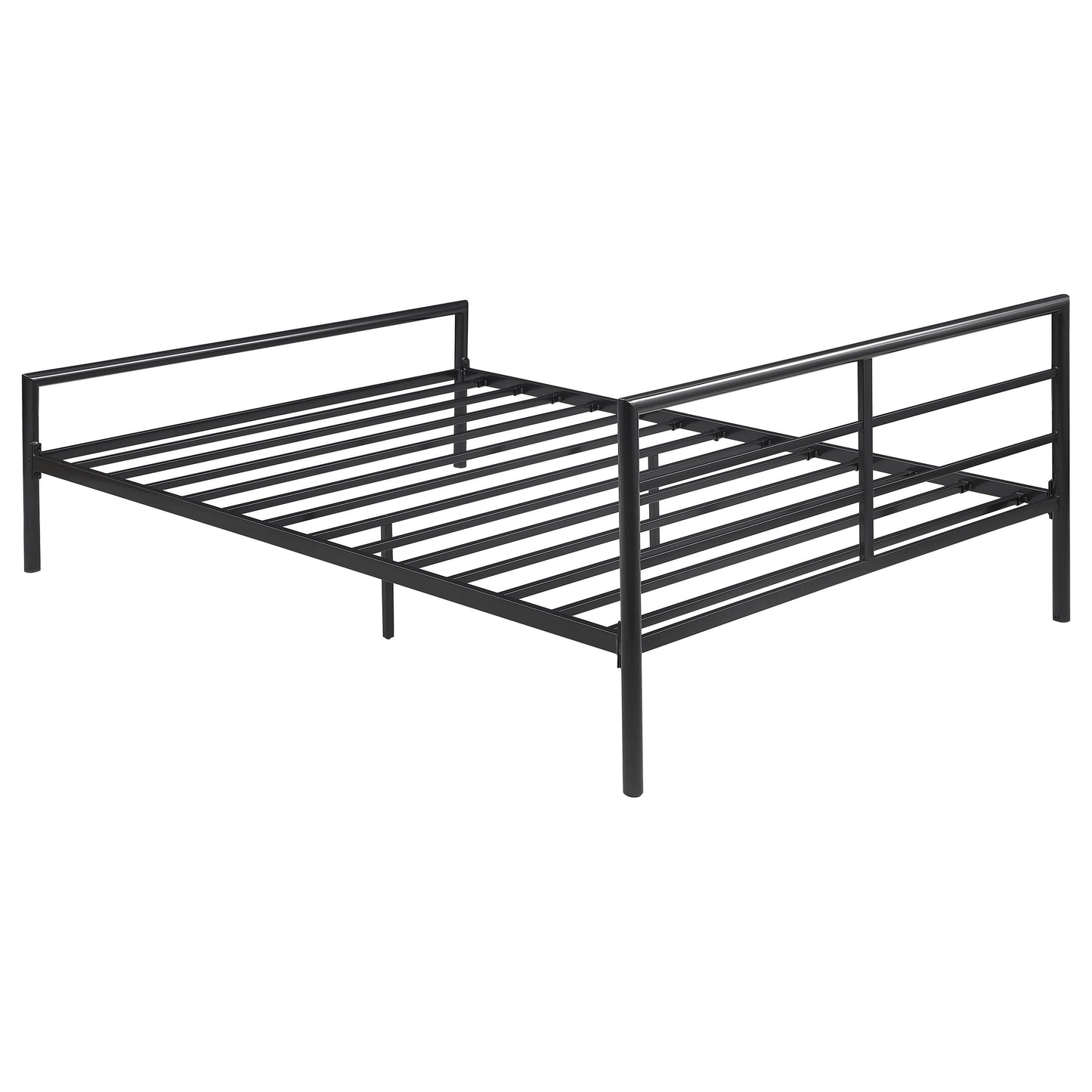 Cama Fisher de estructura abierta de metal color bronce