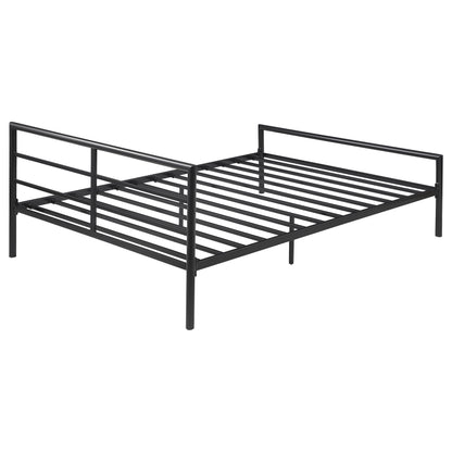 Cama Fisher de estructura abierta de metal color bronce