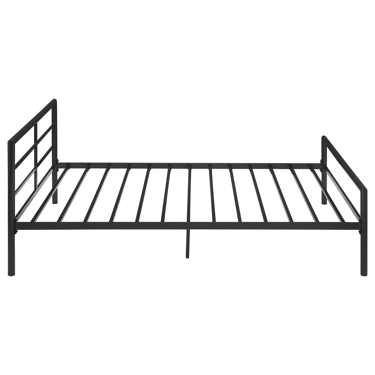 Cama Fisher de estructura abierta de metal color bronce