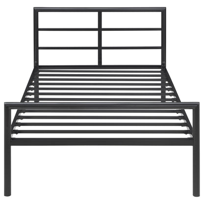 Cama Fisher de estructura abierta de metal color bronce
