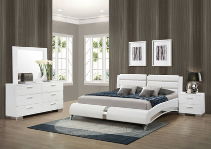 Conjunto de dormitorio Jeremaine blanco