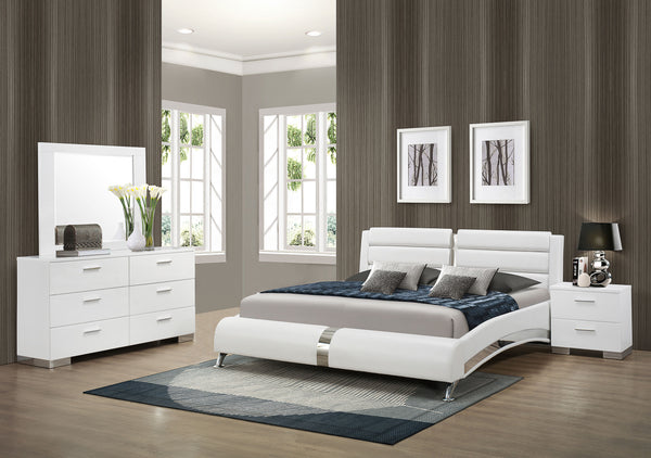 Jeremaine Bedroom Set White
