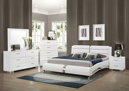 Conjunto de dormitorio Jeremaine blanco