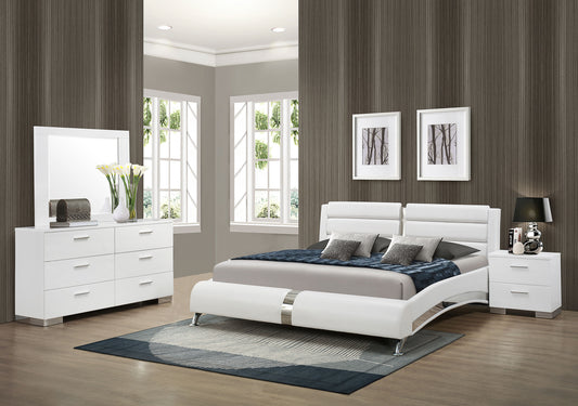Jeremaine Bedroom Set White