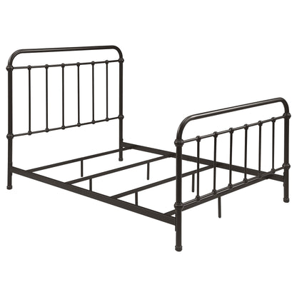 Livingston Metal  Open Frame Bed Dark Bronze