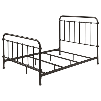 Livingston Metal  Open Frame Bed Dark Bronze