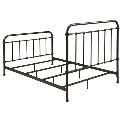 Livingston Metal  Open Frame Bed Dark Bronze
