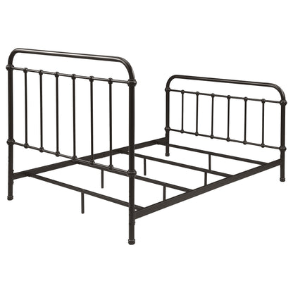 Livingston Metal  Open Frame Bed Dark Bronze