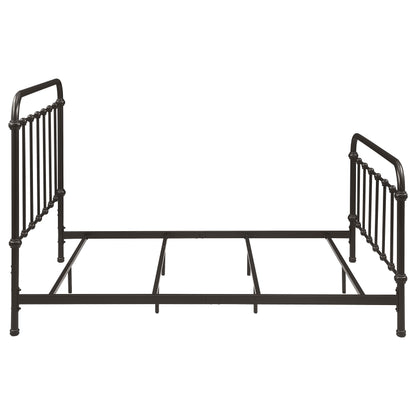 Livingston Metal  Open Frame Bed Dark Bronze