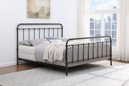 Livingston Metal  Open Frame Bed Dark Bronze