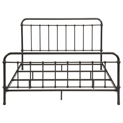 Livingston Metal  Open Frame Bed Dark Bronze
