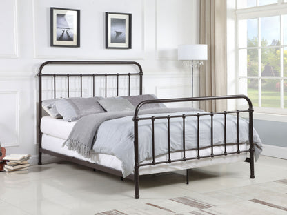 Livingston Metal  Open Frame Bed Dark Bronze