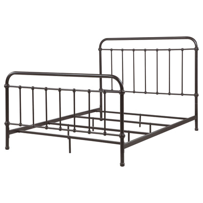 Livingston Metal  Open Frame Bed Dark Bronze
