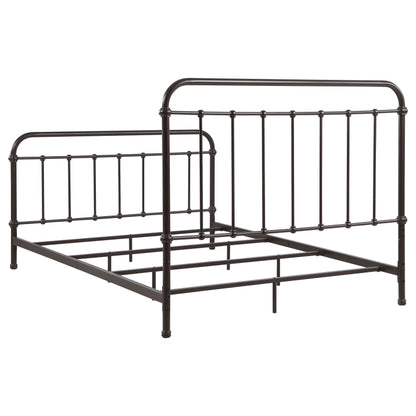 Livingston Metal  Open Frame Bed Dark Bronze