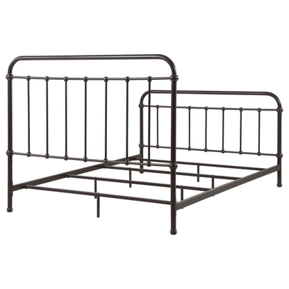 Livingston Metal  Open Frame Bed Dark Bronze