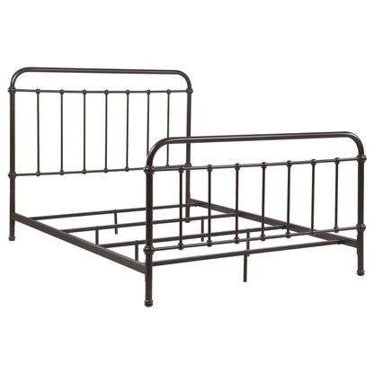 Livingston Metal  Open Frame Bed Dark Bronze