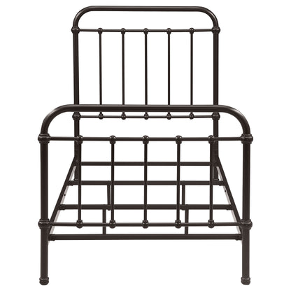 Livingston Metal  Open Frame Bed Dark Bronze