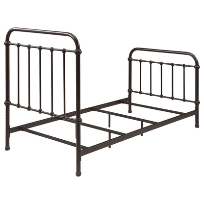 Livingston Metal  Open Frame Bed Dark Bronze