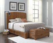 Laughton Woven Banana Leaf  Headboard Amber