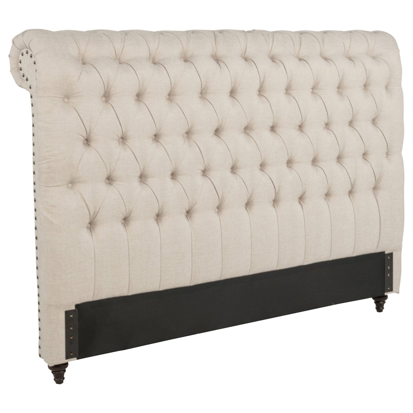 Devon 57-inch Upholstered  Headboard Beige