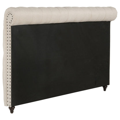 Devon 57-inch Upholstered  Headboard Beige