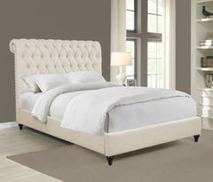 Devon 57-inch Upholstered Panel Bed