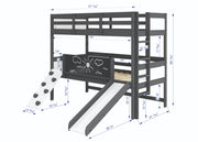 Art & Play Twin over Twin Bunkbed