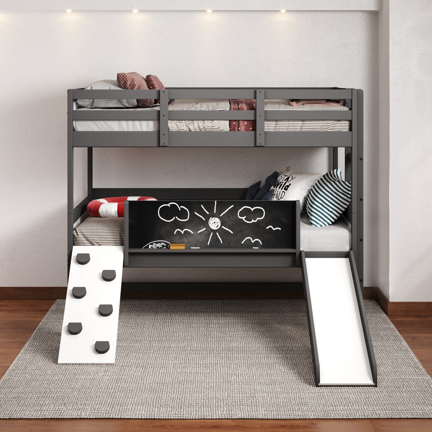 Art & Play Twin over Twin Bunkbed