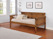 Sofá cama de madera Oakdale color miel rústico