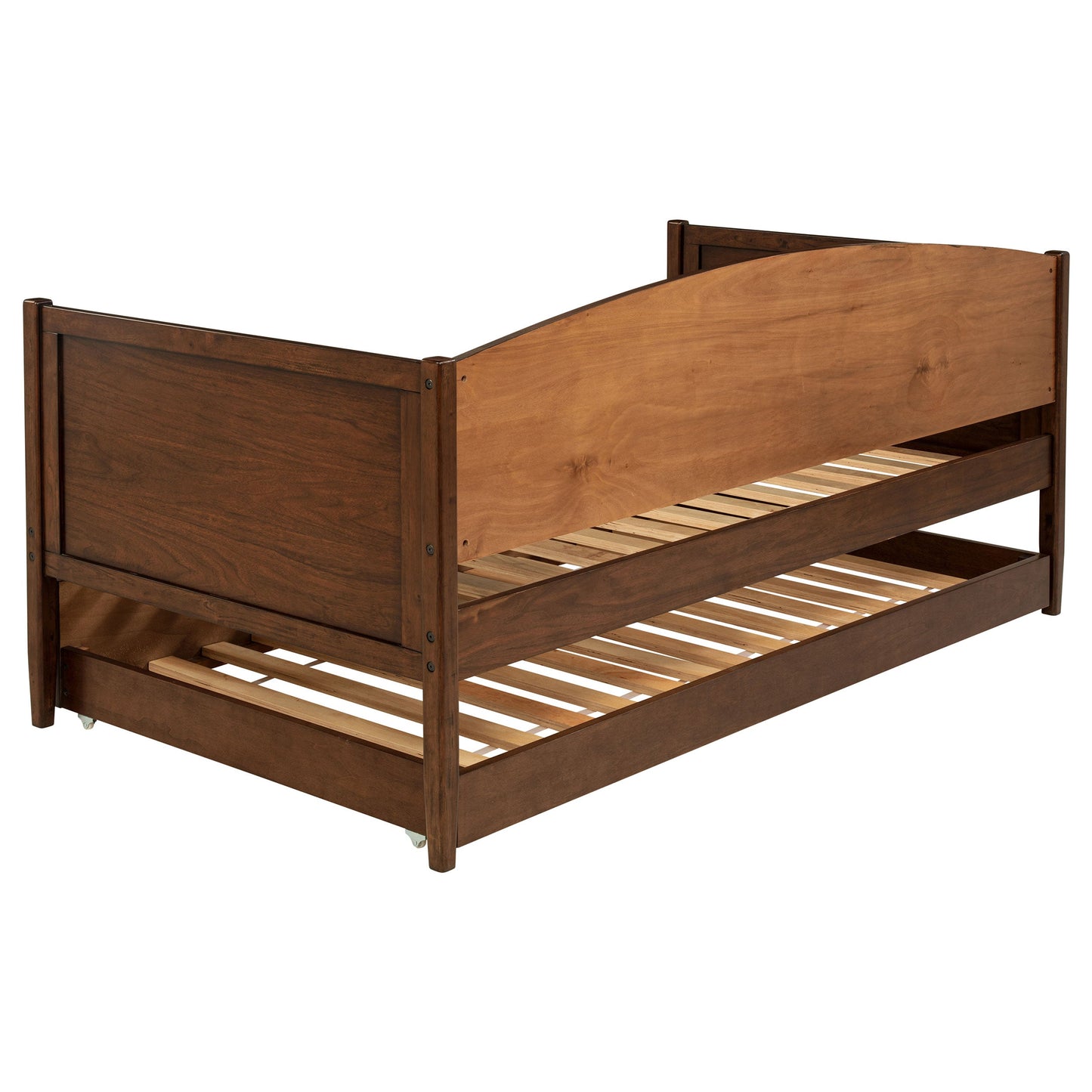 Bozeman Wood Daybed With Trundle Medium Walnut