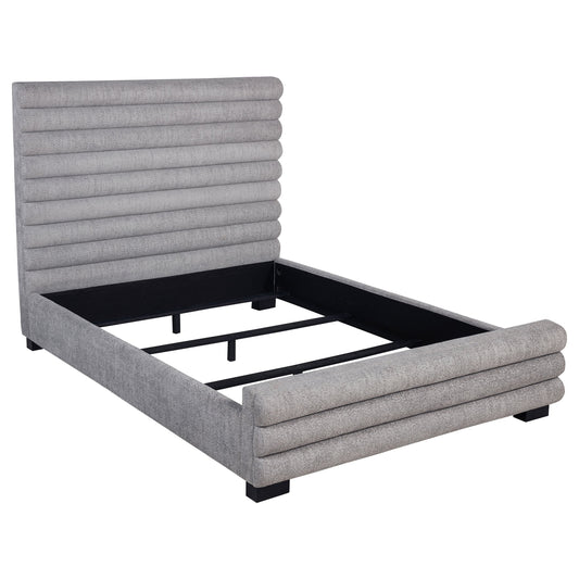 Patricia 58-inch Boucle Upholstered  Bed Grey