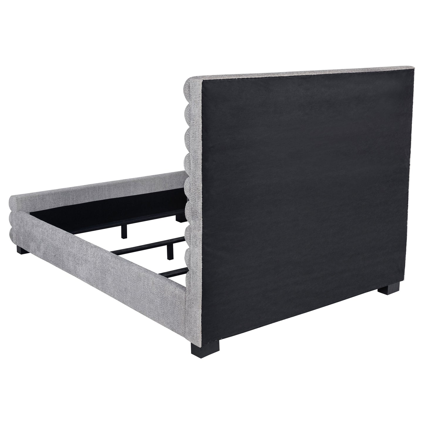 Patricia 58-inch Boucle Upholstered  Bed Grey