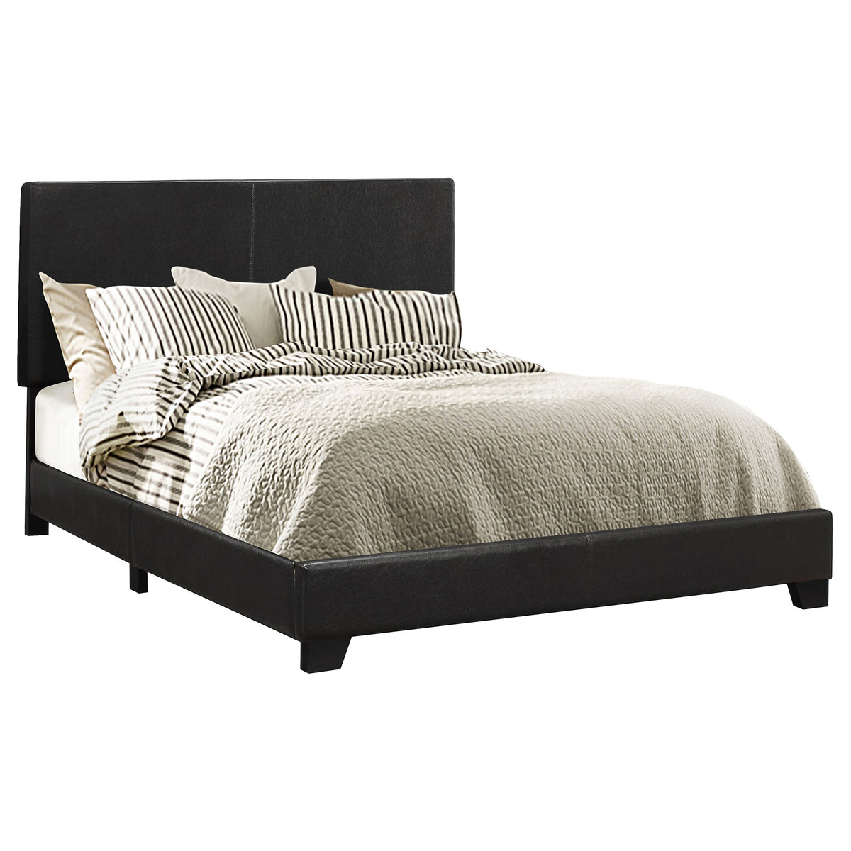 Dorian Fabric Upholstered Panel Bed