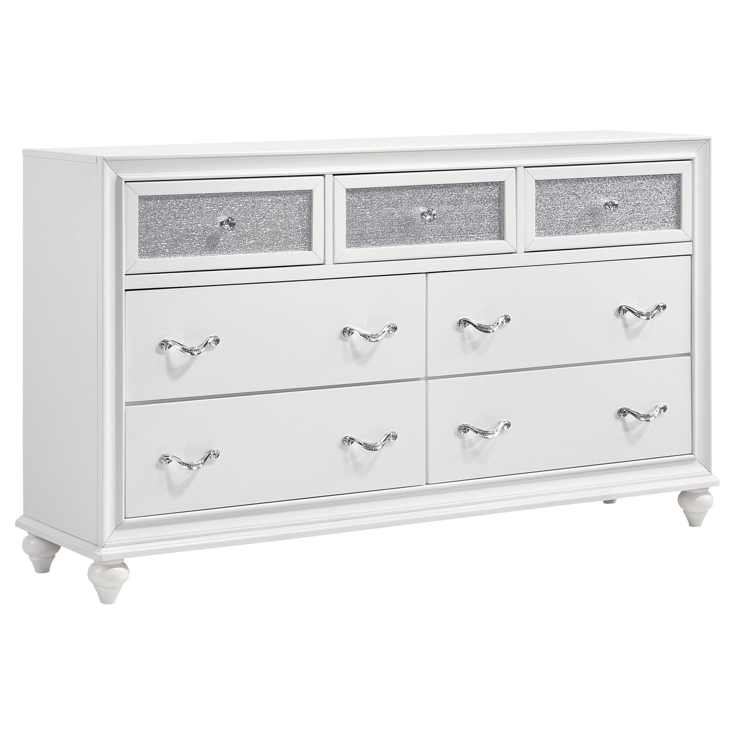 Barzini 4-piece Bedroom Set White