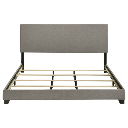 Dorian Fabric Upholstered Panel Bed Taupe