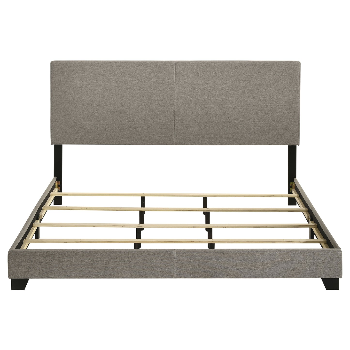 Dorian Fabric Upholstered Panel Bed Taupe