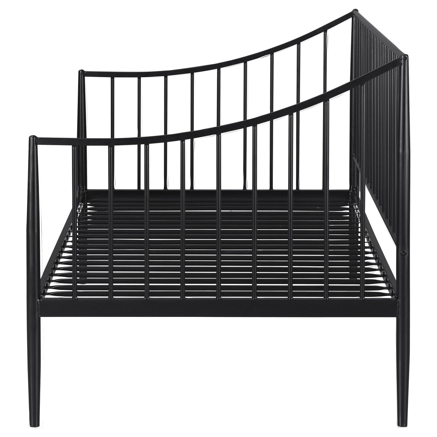 Newbury Metal Daybed Bed Frame Matte Black