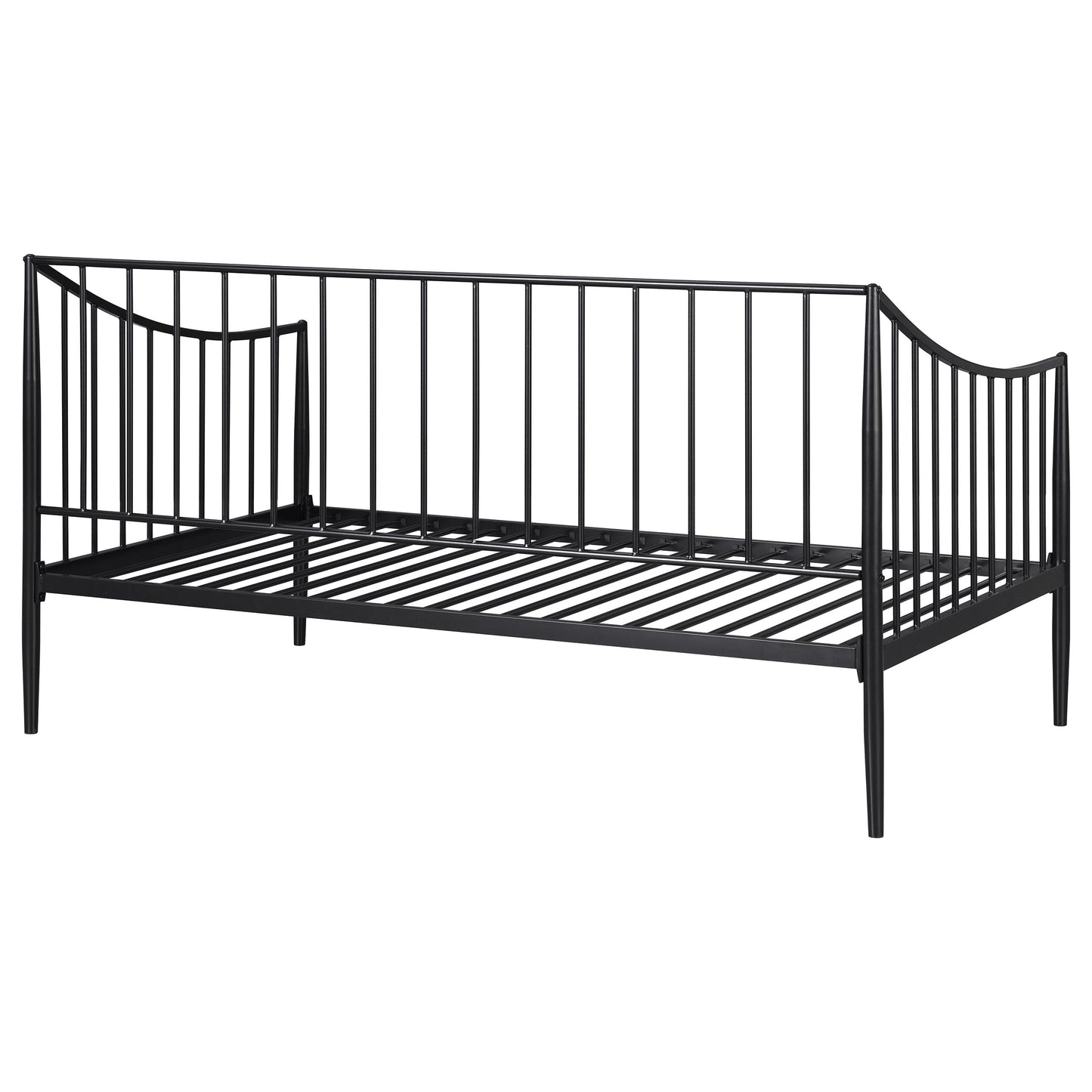 Newbury Metal Daybed Bed Frame Matte Black