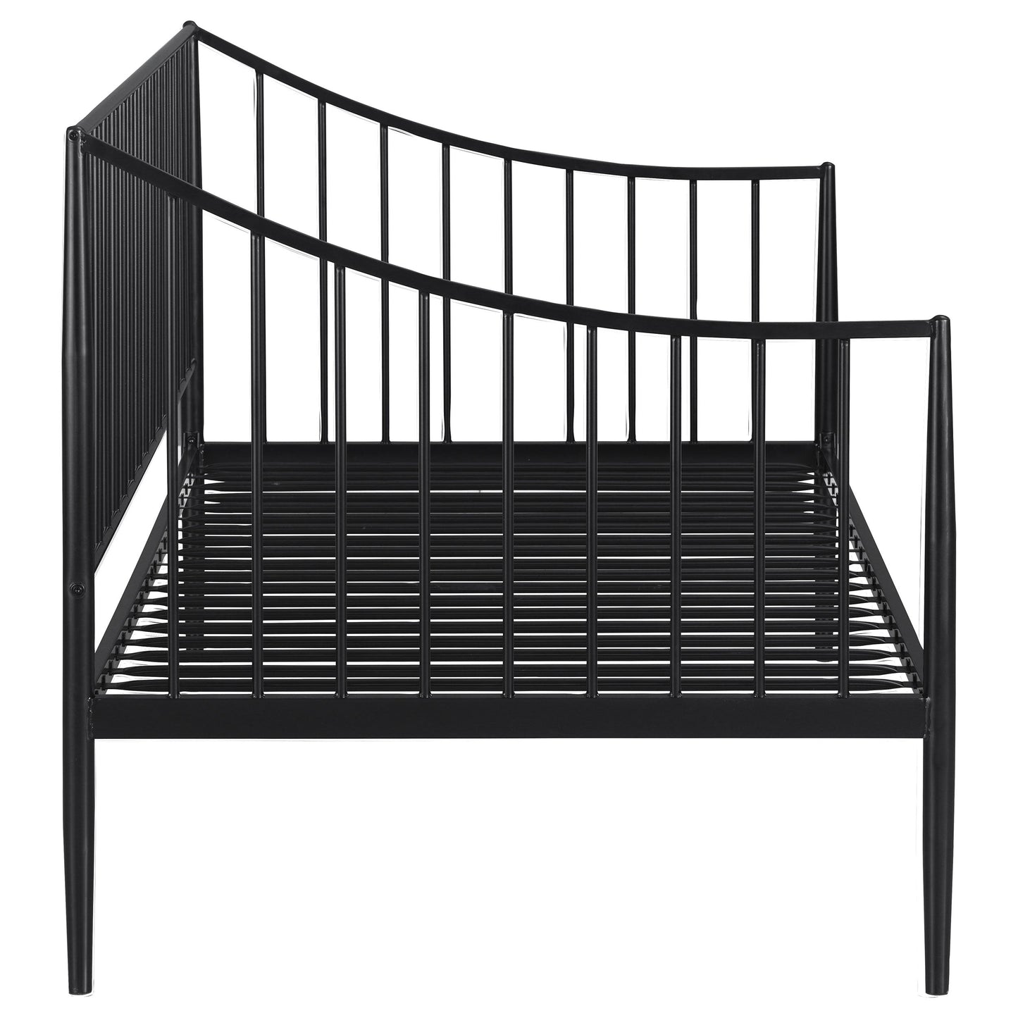 Newbury Metal Daybed Bed Frame Matte Black