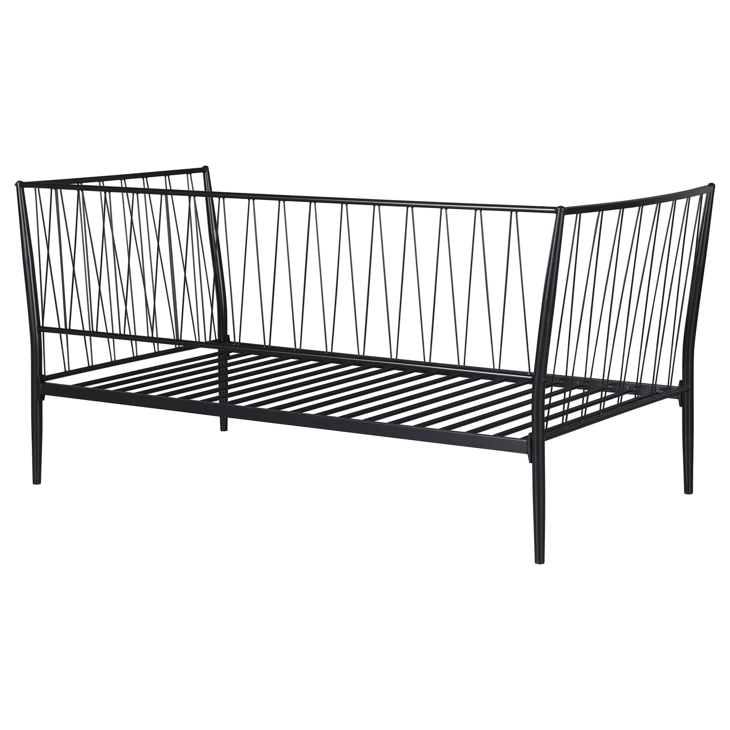 Richland Metal Daybed Bed Frame Matte Black
