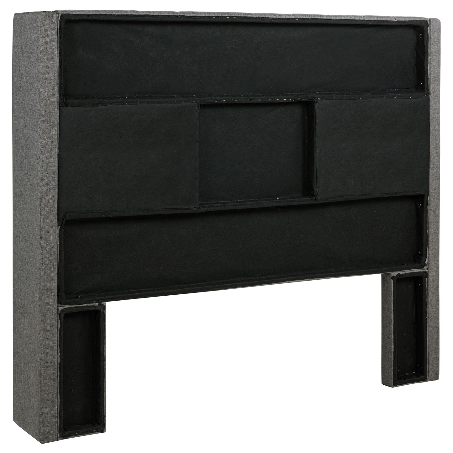 Bancroft Upholstered  Wingback Headboard Grey