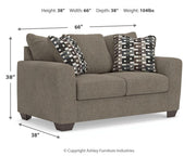 Triston-Peaks Loveseat