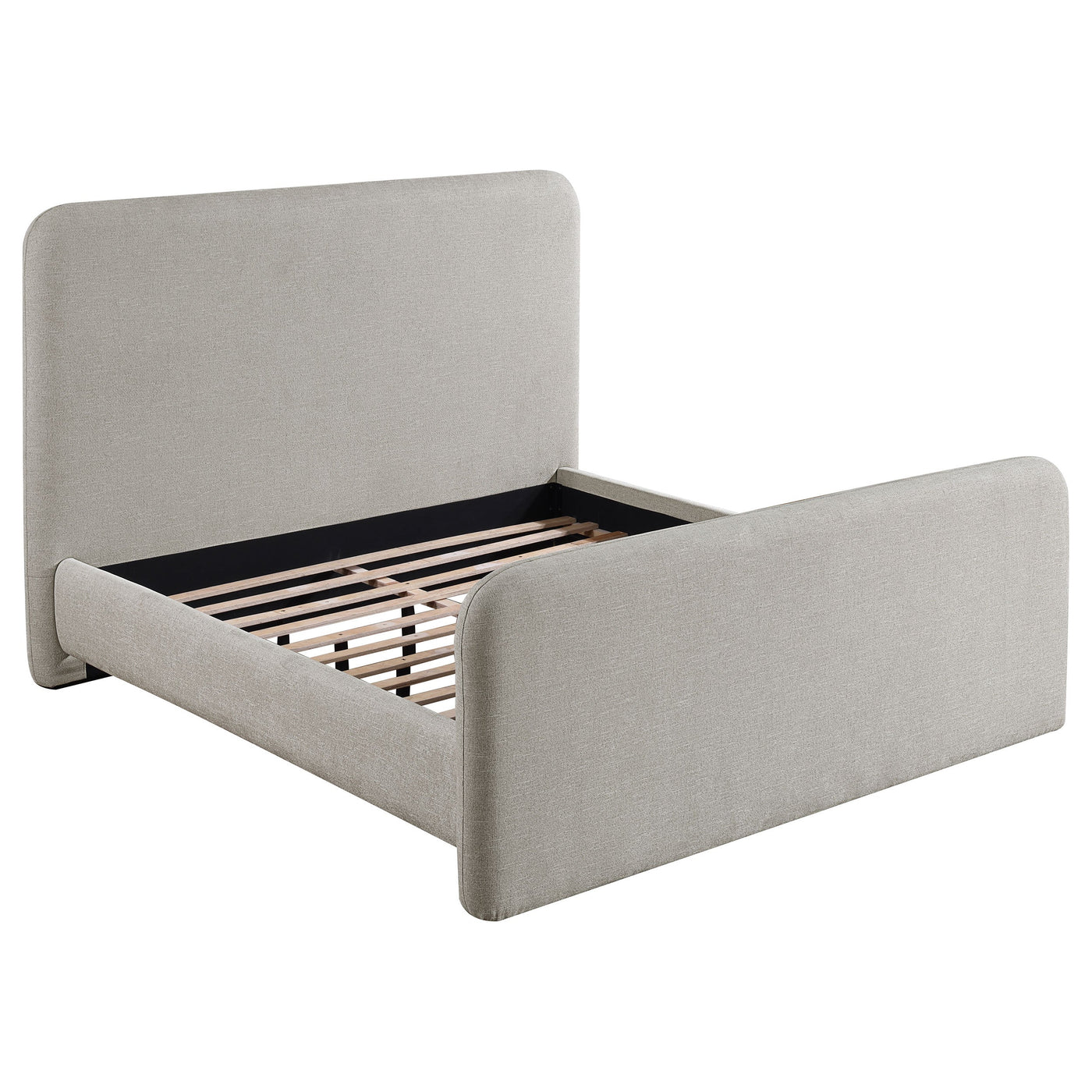 Cama tapizada Wren gris