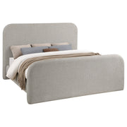 Cama tapizada Wren gris
