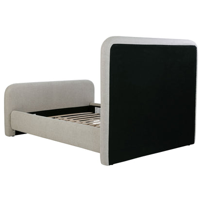 Cama tapizada Wren gris